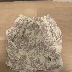 Oneill floral off the shoulder top